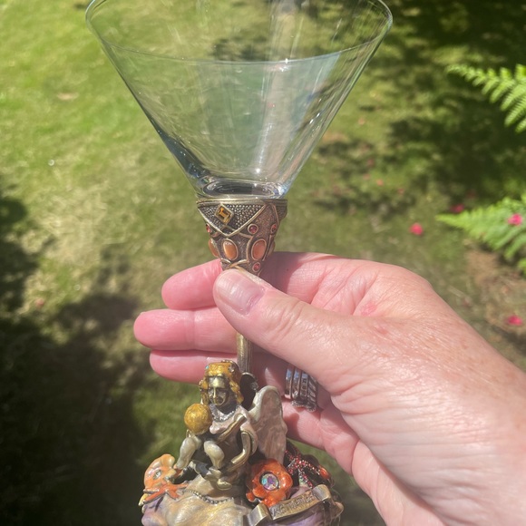 Kirk’s Folly Remember Angel Goblet/martini glass - Picture 2 of 10